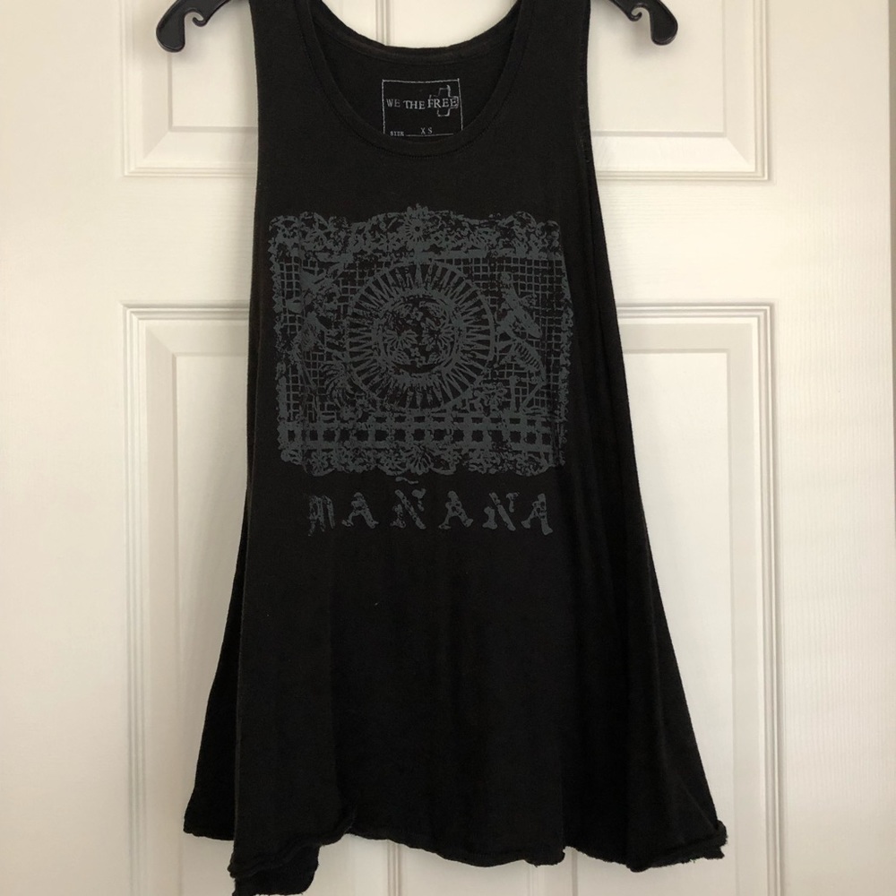Black free people tank top “Mañana”